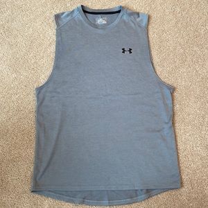 Grey Under Armour mens sleeveless tank